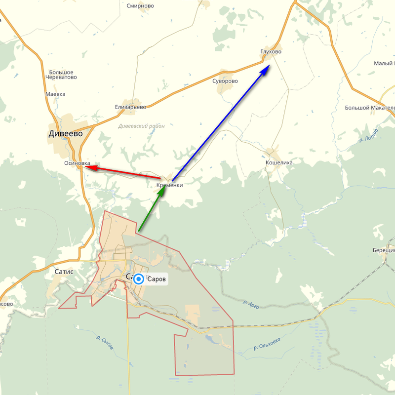 Объезд по Саровскому Северная дорога получила неожиданный поворот