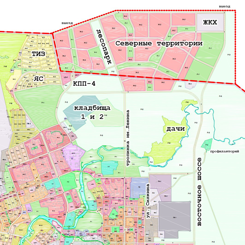Северные виды Градостроители спрямили дороги и перенарезали кварталы СХЕМА
