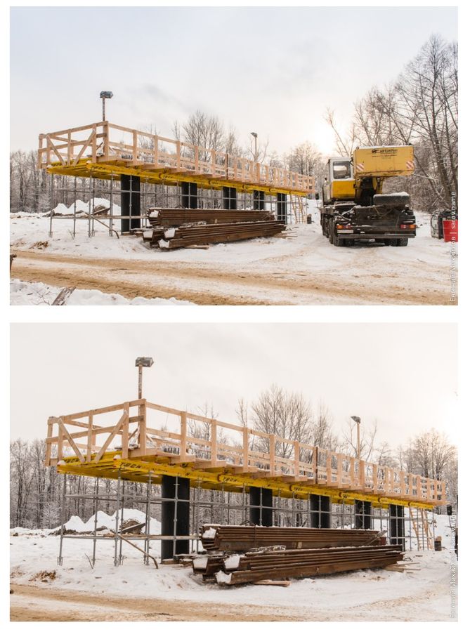 По ту сторону забора В сети опубликованы фото укрепления Октябрьского проспекта