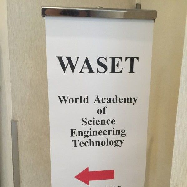������ ���� � ����� ������� �� ������ �������� �� WASET � ����