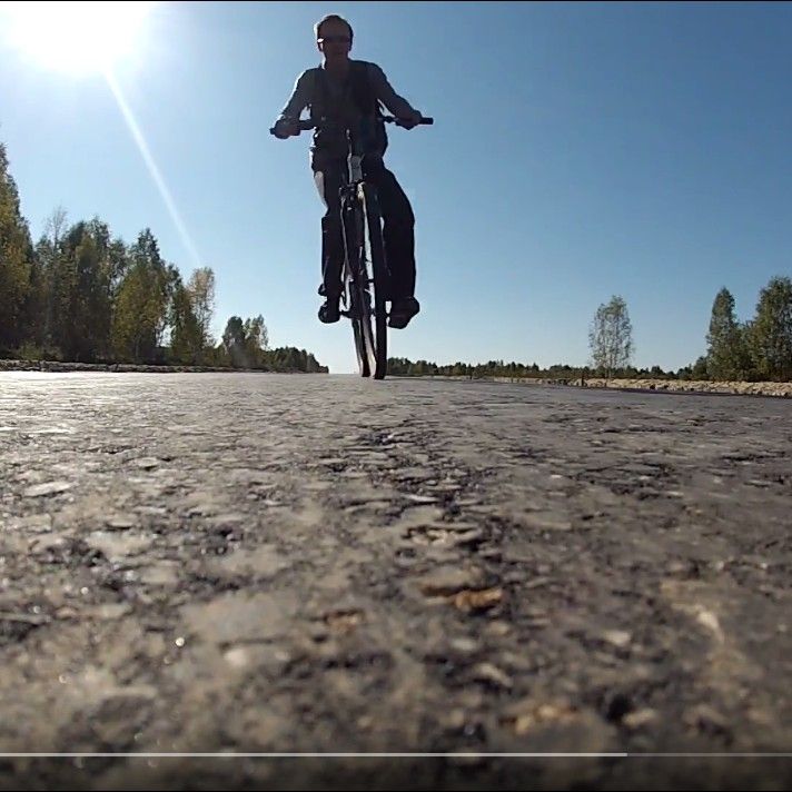 Долететь до середины Блогер смог проехать лишь часть северной дороги ВИДЕО