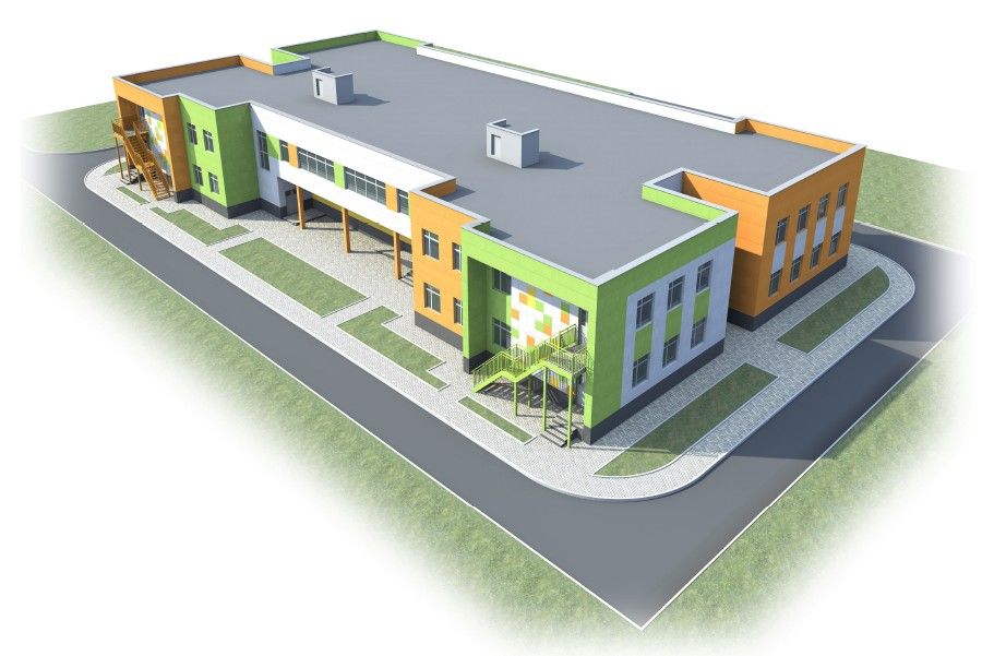 Игровая зона На постройку ясли-сада в МКР-15 дали год